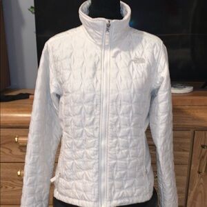 The North Face White Quilted Jacket